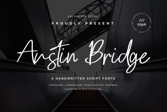 Austin Bridge: The Modern Script Font for Scroll-Stopping Brand Visuals