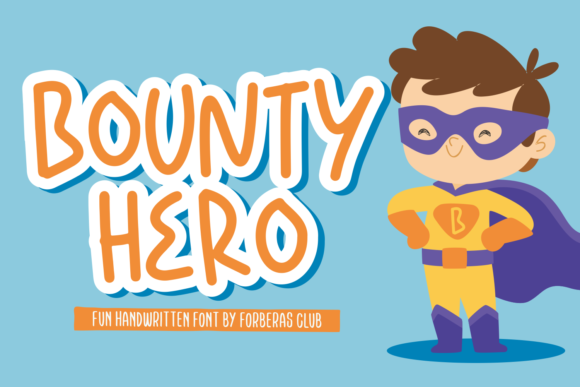 Bounty Hero: A Handwritten Font for Modern Editorial Design