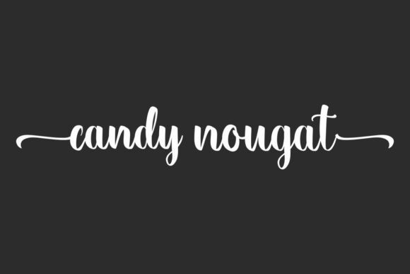 Candy Nougat: A Sweet Script Font for Modern Web Design Projects