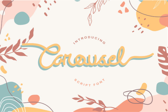 Carousel: A Vintage Script Font for Elegant Editorial Design