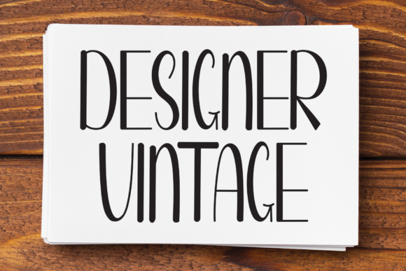 Designer Vintage: A Handwritten Font That Brings Warmth to Every Handmade Product