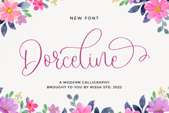 Dorceline: A Refined Script Font for Elegant Branding Projects