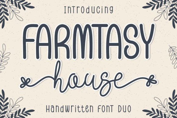 Farmtasy House: A Charming Display Font for Editorial and Lifestyle Design