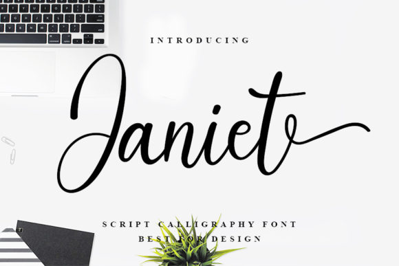 Janiet: A Refined Script Font for Modern Marketing and Digital Design