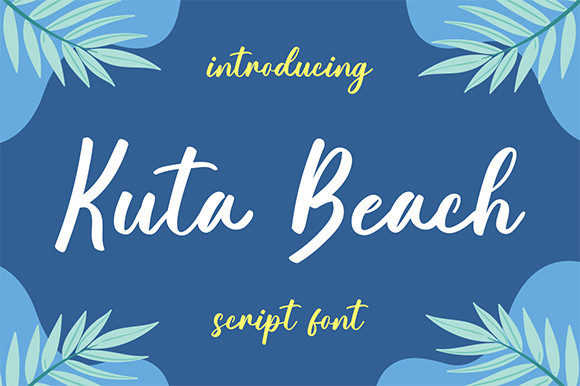Kuta Beach: A Modern Script Font for Elegant Web Design