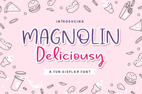 Magnolin Deliciousy: A Charming Handwritten Font for Editorial Design