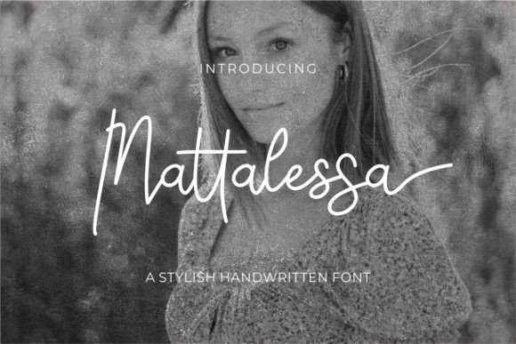 Mattalessa: The Script Font That Elevates Digital Marketing and Brand Visuals