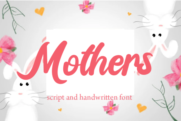 Mothers: A Delicate Handwritten Font for Elegant Editorial Design
