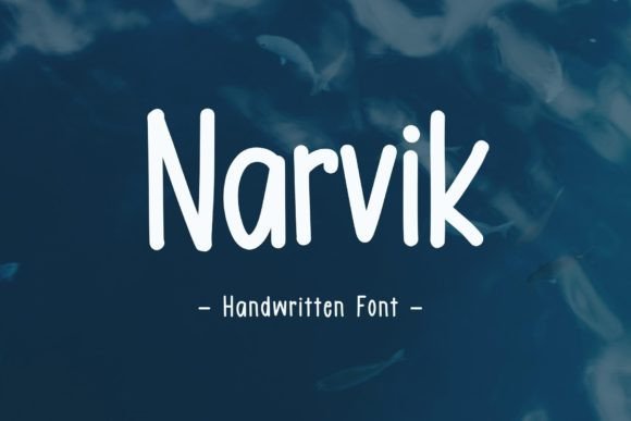 Narvik: A Handwritten Script Font for Modern Editorial Design
