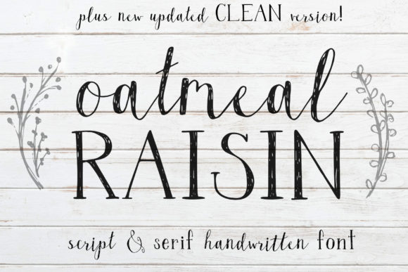 Oatmeal Raisin Duo: A Cozy Script Font for Warm, Approachable Campaigns