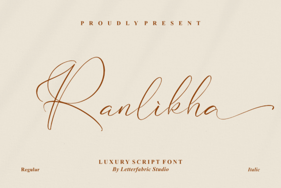 Ranlikha: How a Luxury Script Font Can Elevate Your Brand Identity
