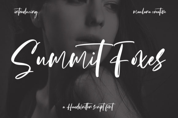 Summit Foxes: A Handwritten Font That Elevates Real Branding Projects
