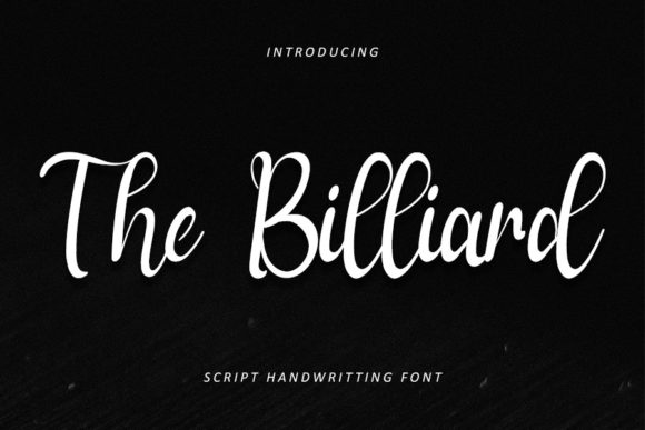 The Billiard: A Contemporary Handwritten Font for Elegant Editorial Design