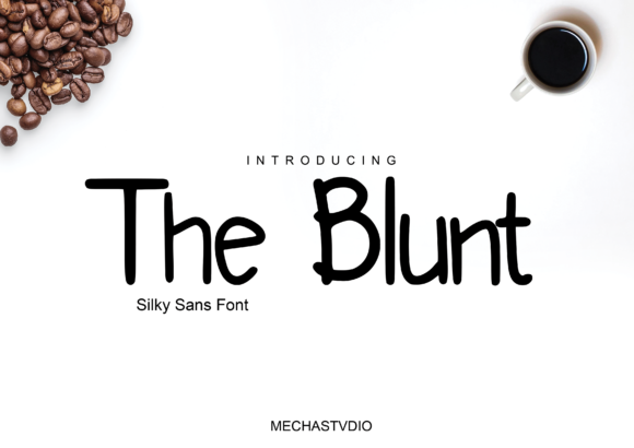 The Blunt: A Refined Script Font That Elevates Small Business Branding