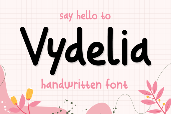 Vydelia: A Sweet Handwritten Font That Brings Craft Designs to Life