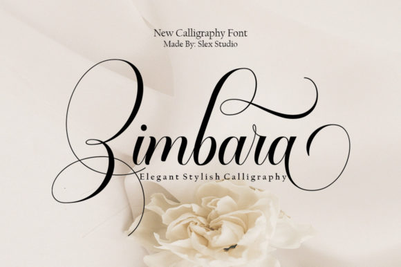 Zimbara: A Stylish Script Font That Elevates Your Brand